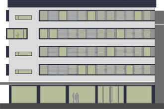 planungsvariante fassade